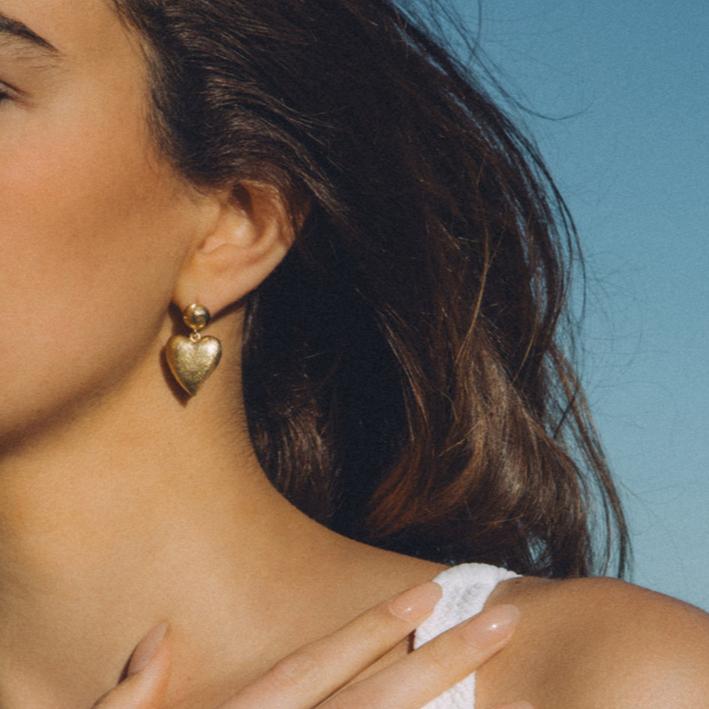 Alma愛心造型耳環