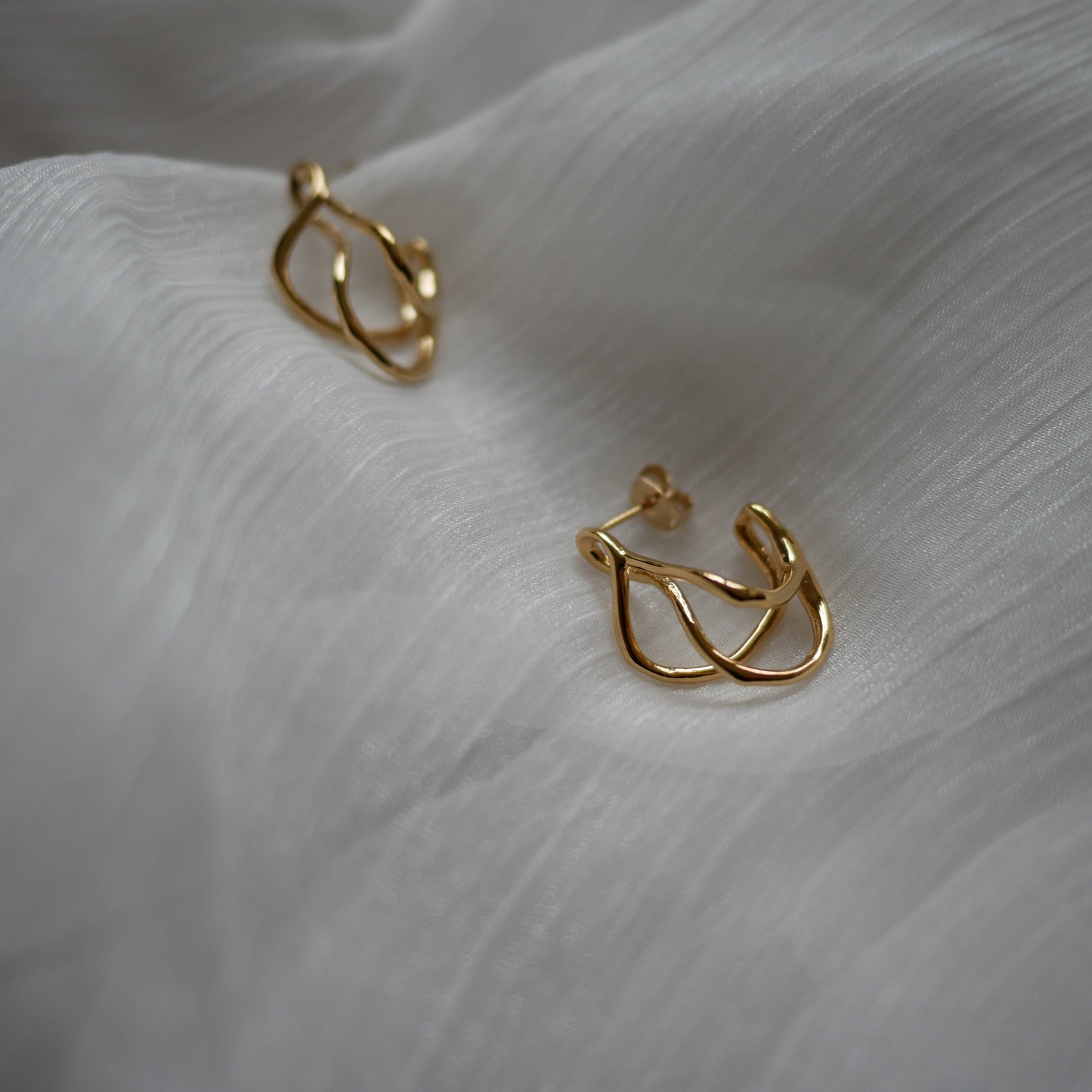 Sissy抽象線條耳環