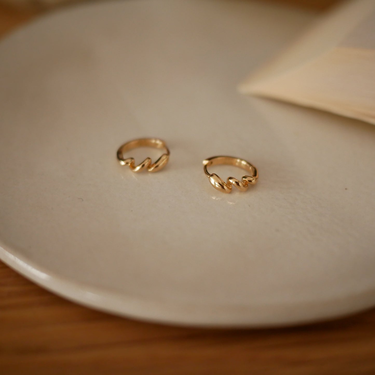 Mini Base Curl迷你環形耳環 (Charms耳墜適用)