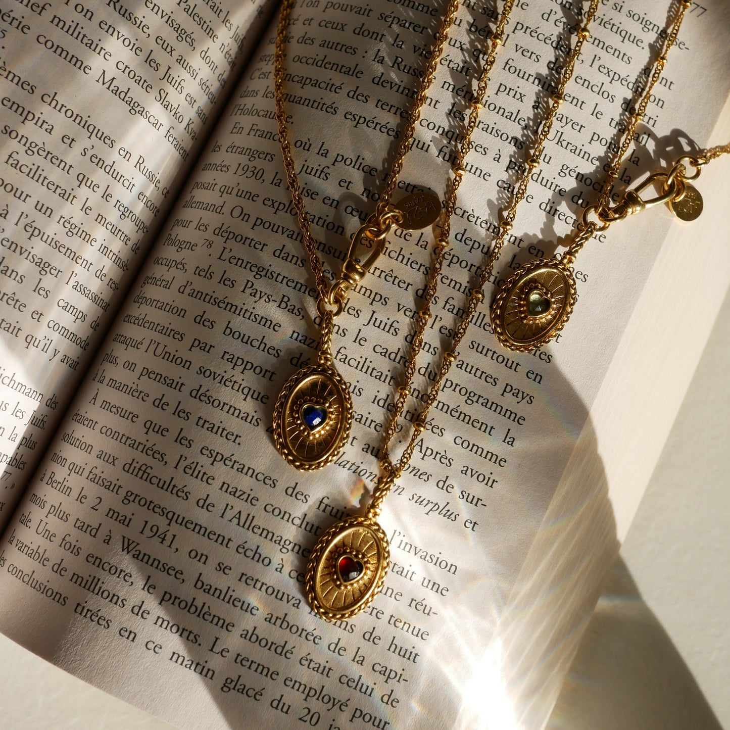 Aida heart braid項鍊