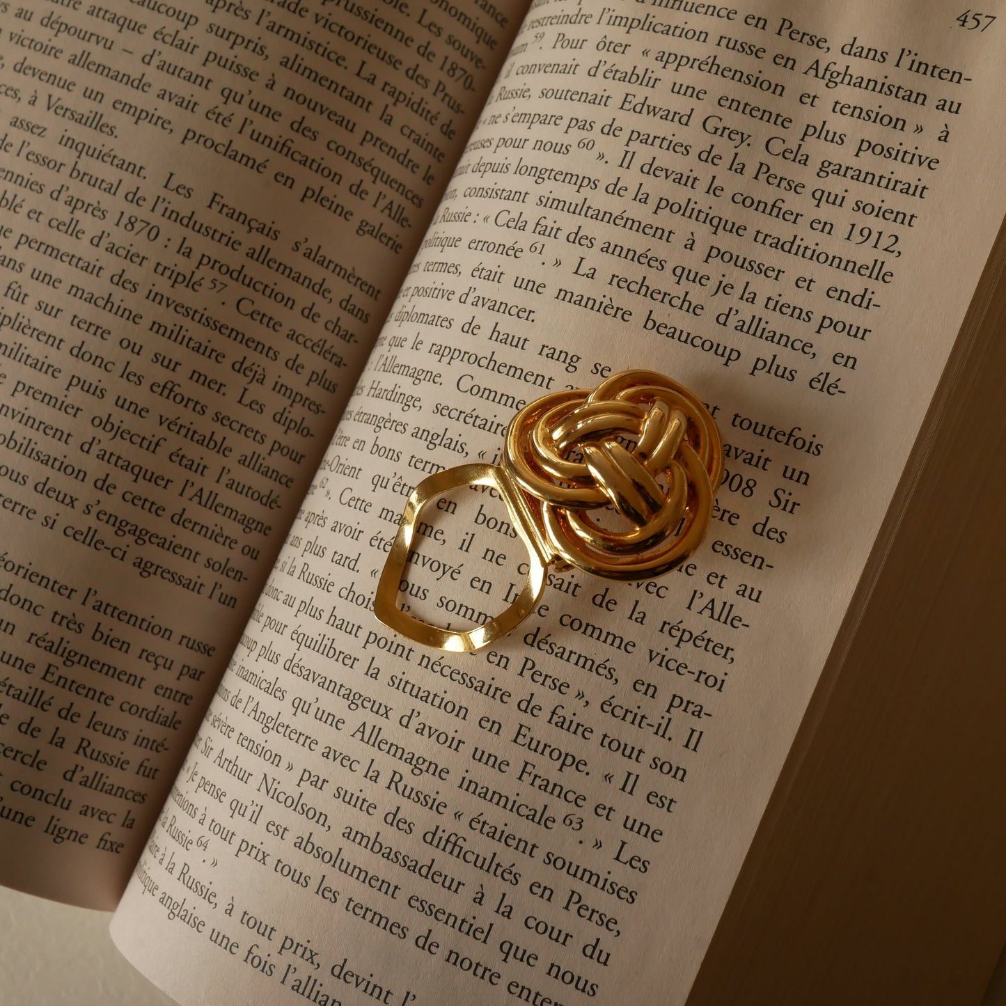 060 Vintage絲巾扣環