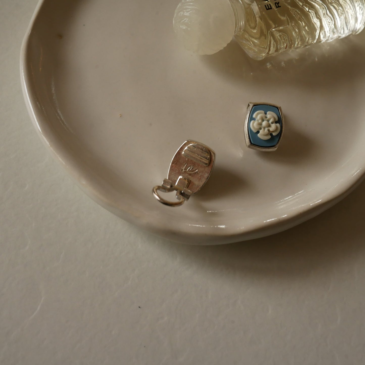 045 Vintage古董夾式耳環