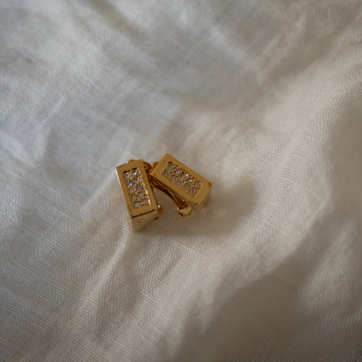 116 Vintage古董夾式耳環