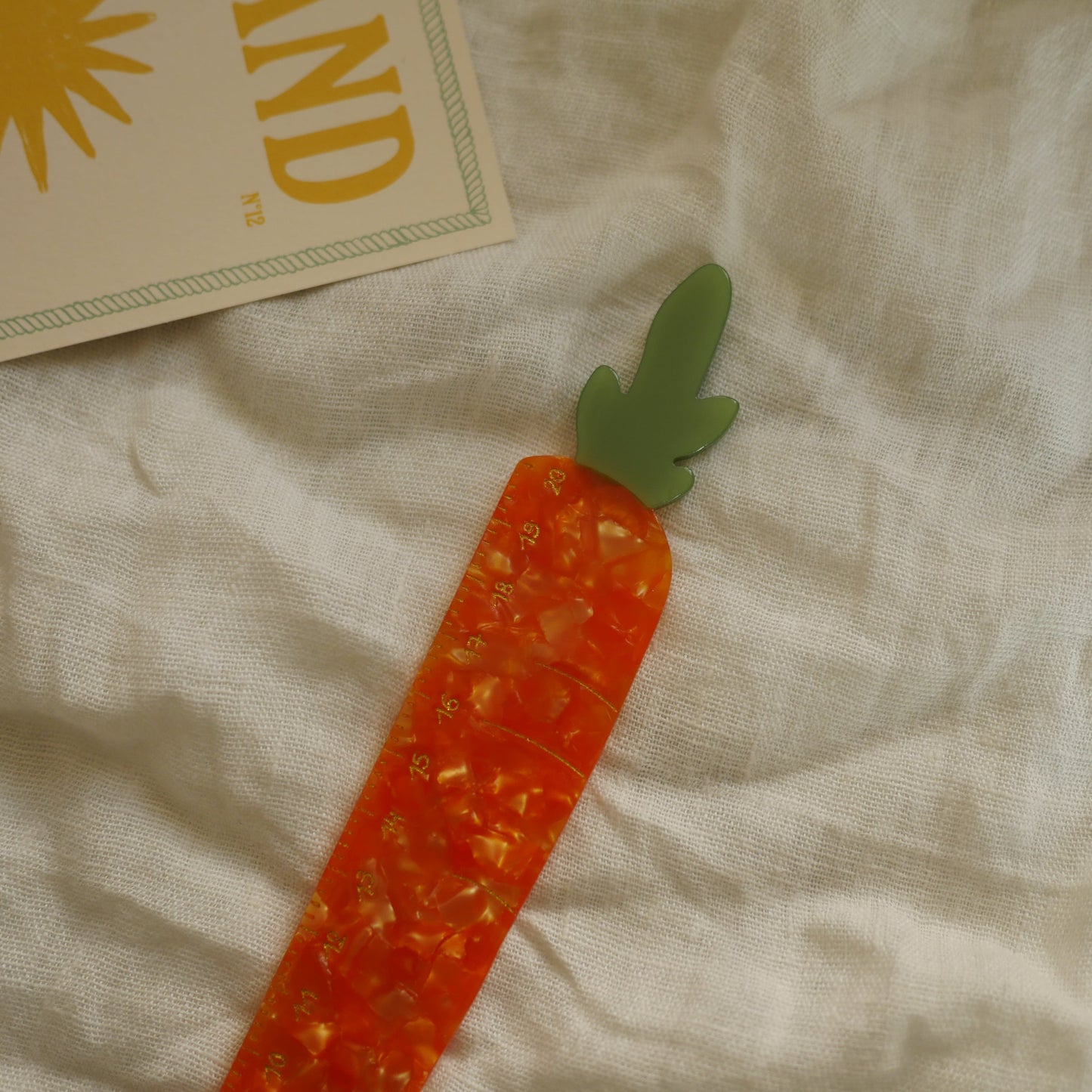 法國Coucou Suzette 20公分胡蘿蔔直尺 20 cm Carrot Ruler