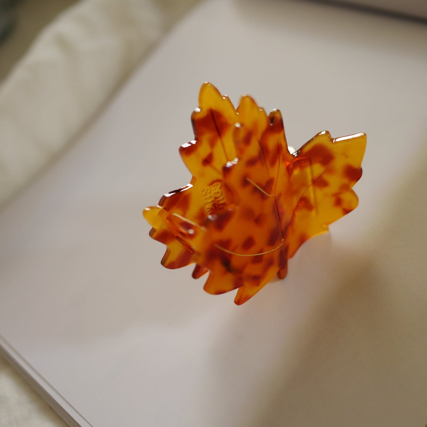 法國Coucou Suzette 楓葉造型爪夾 Maple Leaf Hair Claw