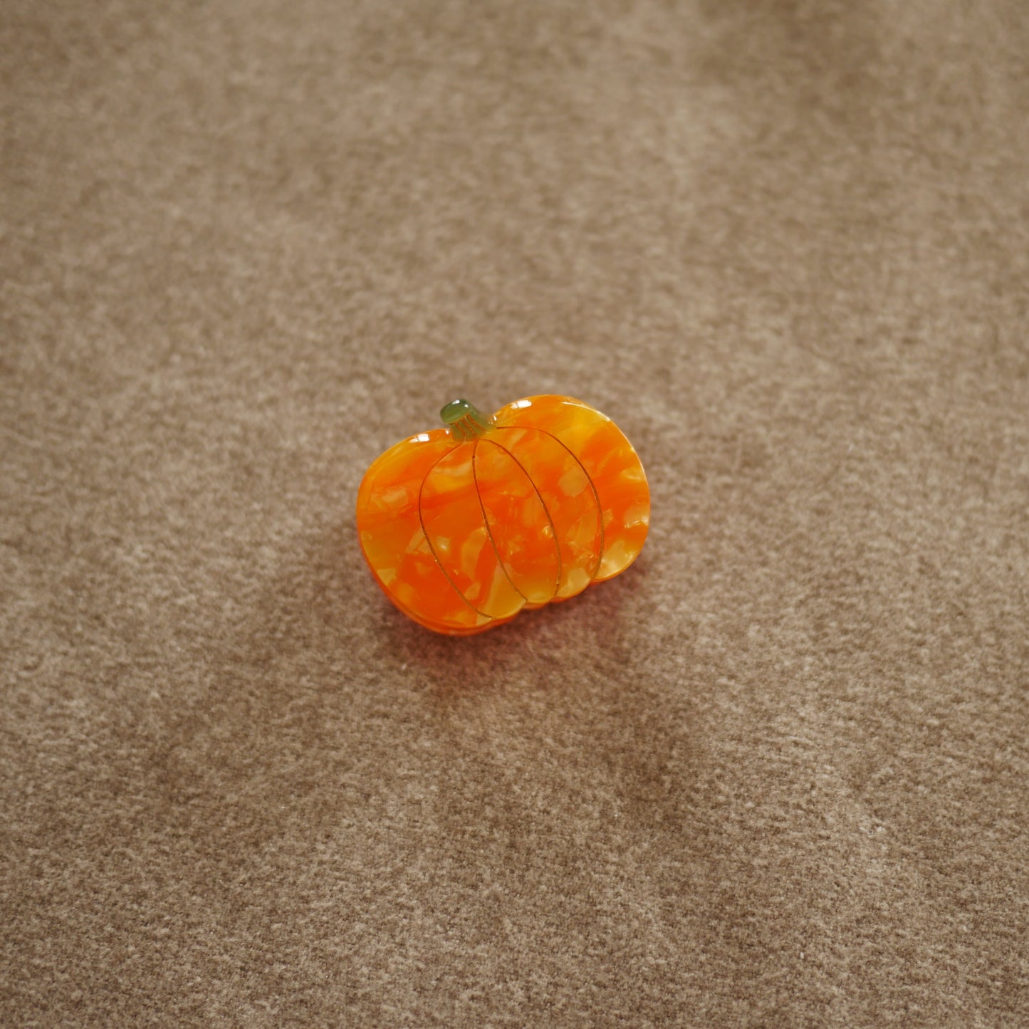 法國Coucou Suzette 南瓜迷你爪夾 Pumpkin Mini Hair Claw
