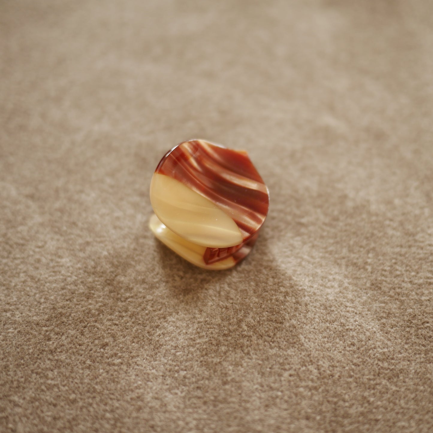 法國Coucou Suzette 栗子迷你爪夾 Chestnut Mini Hair Claw