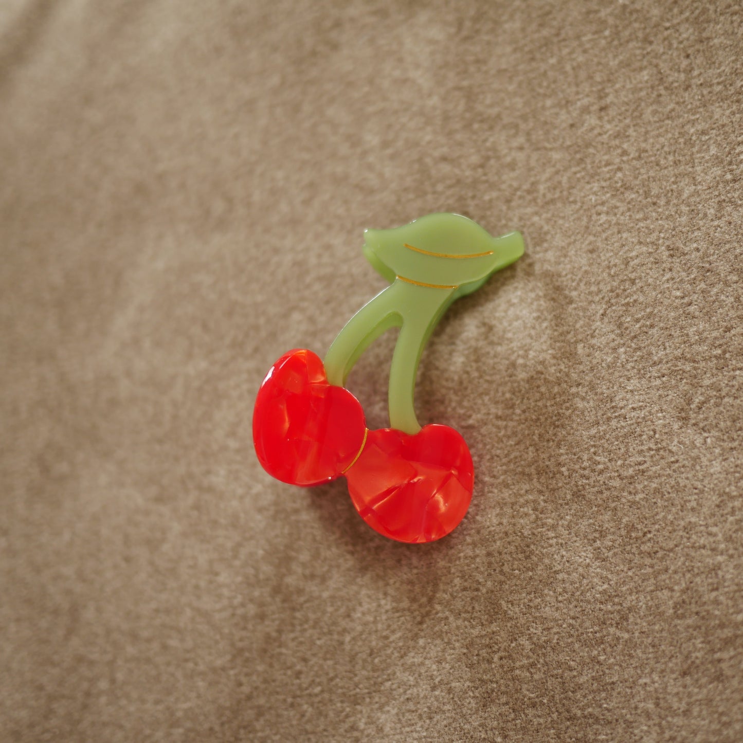 法國Coucou Suzette 櫻桃造型爪夾 Cherry Hair Claw