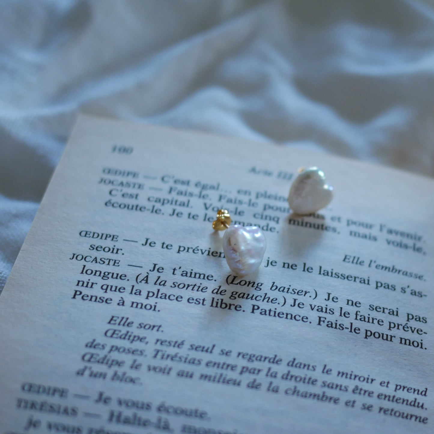 Judith heart心形巴洛克耳環