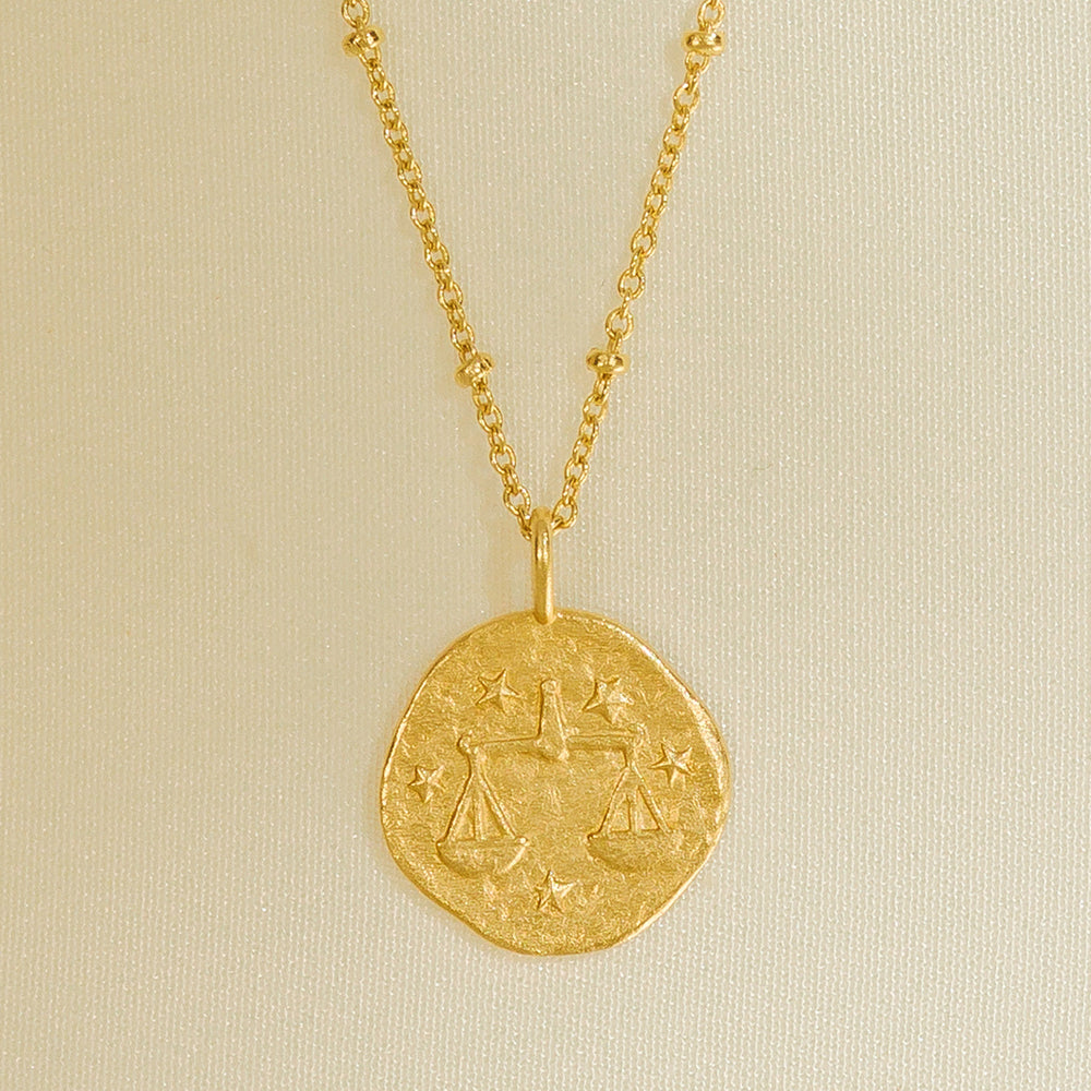 Zodiac星座錢幣項鍊