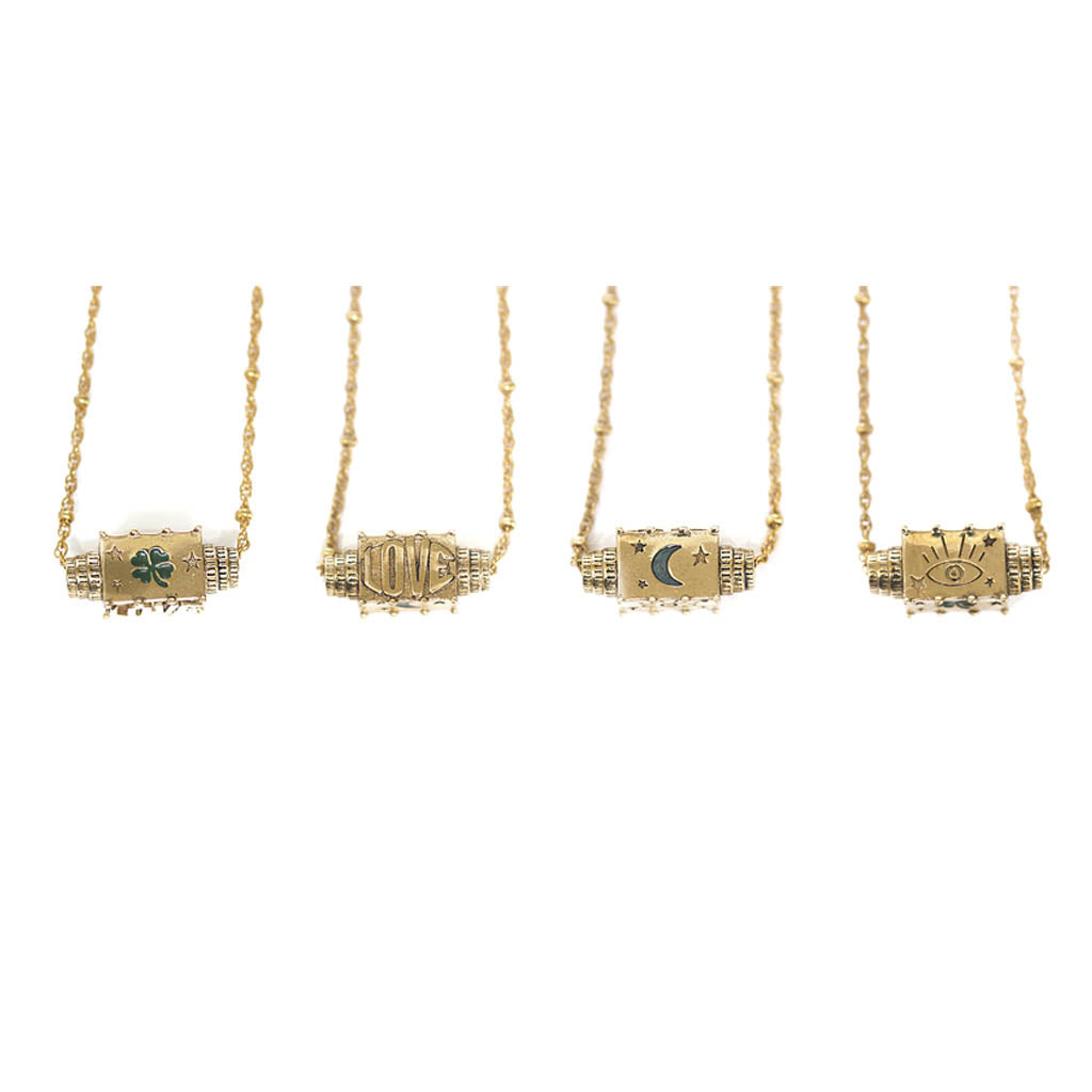 Sacha Talisman旋轉軸項鍊