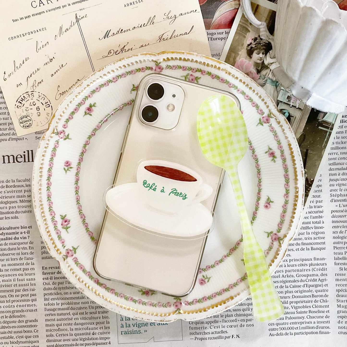 法國APARIS Studio立體氣囊手機支架 French Style Phone Grip
