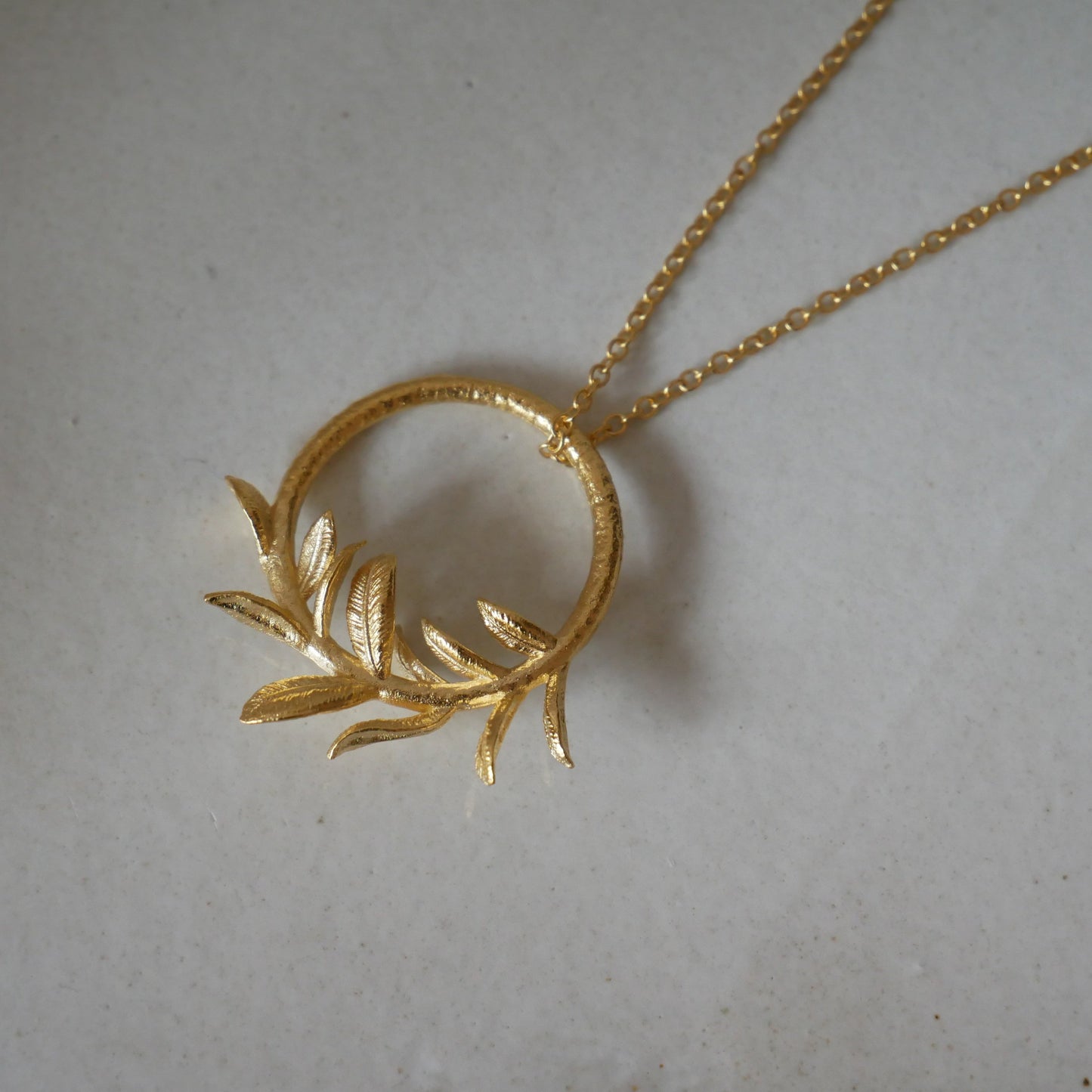 Mira月桂葉造型長項鍊