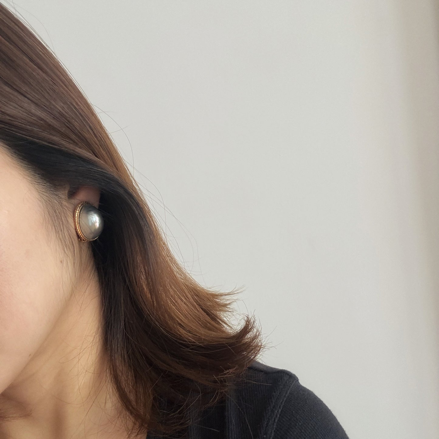 123 Vintage古董夾式耳環