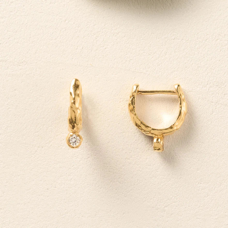 (預購款)Ada Hoop單鑽環形耳環