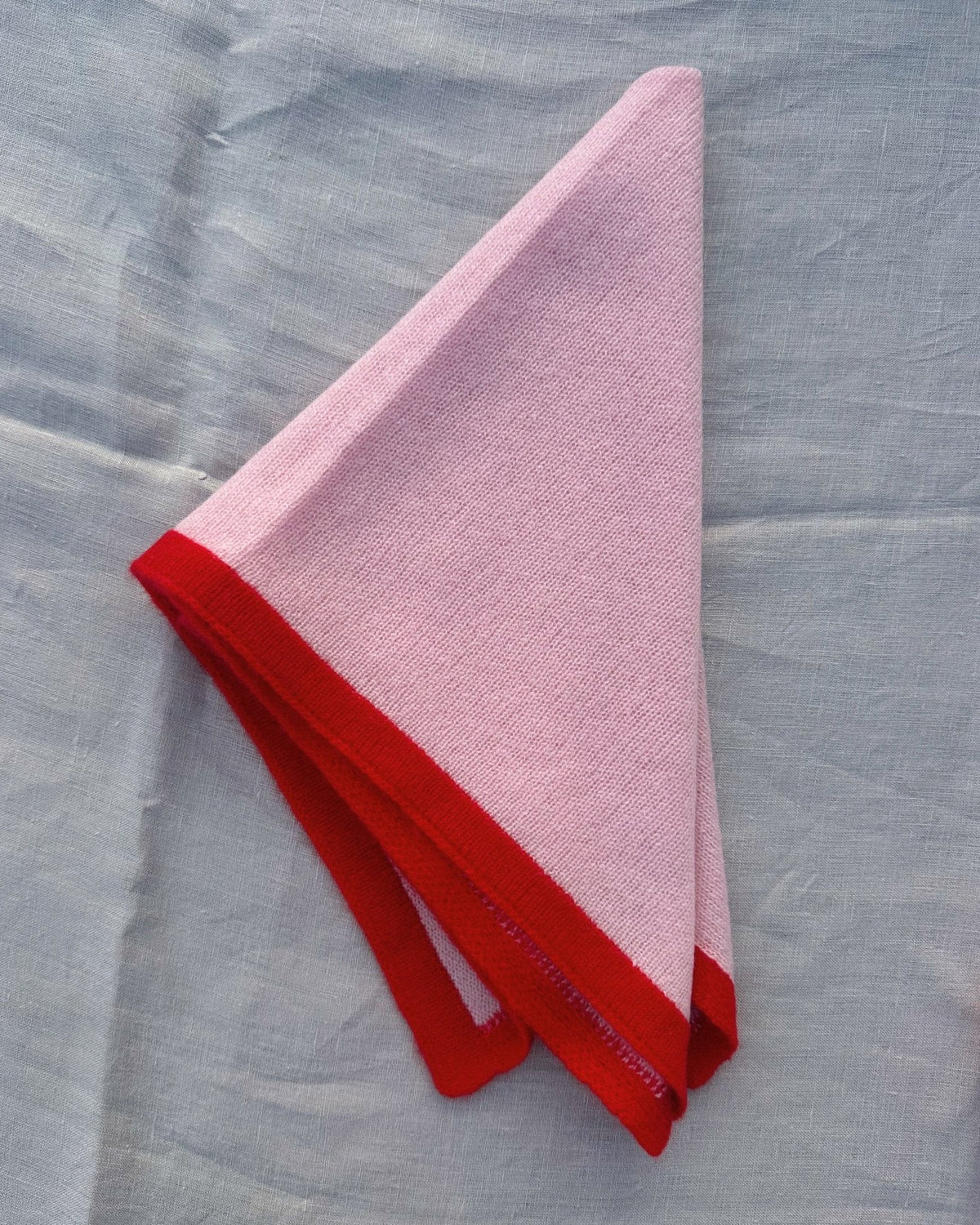 <預購> Mini Scarf 100% cashmere羊絨小方巾 粉紅/紅 Pink/Red