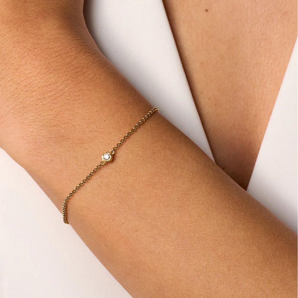 (預購款)Ada單鑽鑲嵌手鍊