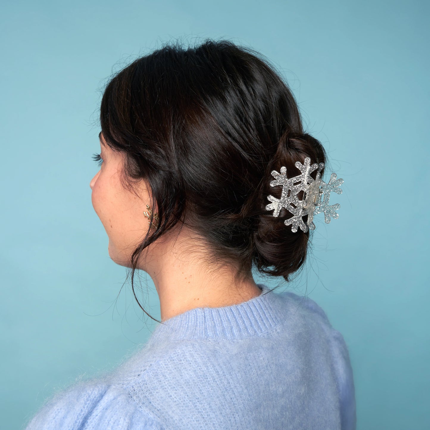 法國Coucou Suzette 雪花造型爪夾 Snowflake Hair Claw
