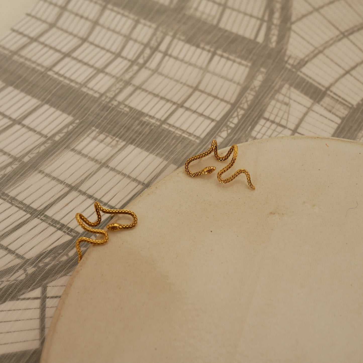 Sissi earcuff蛇形耳扣耳環