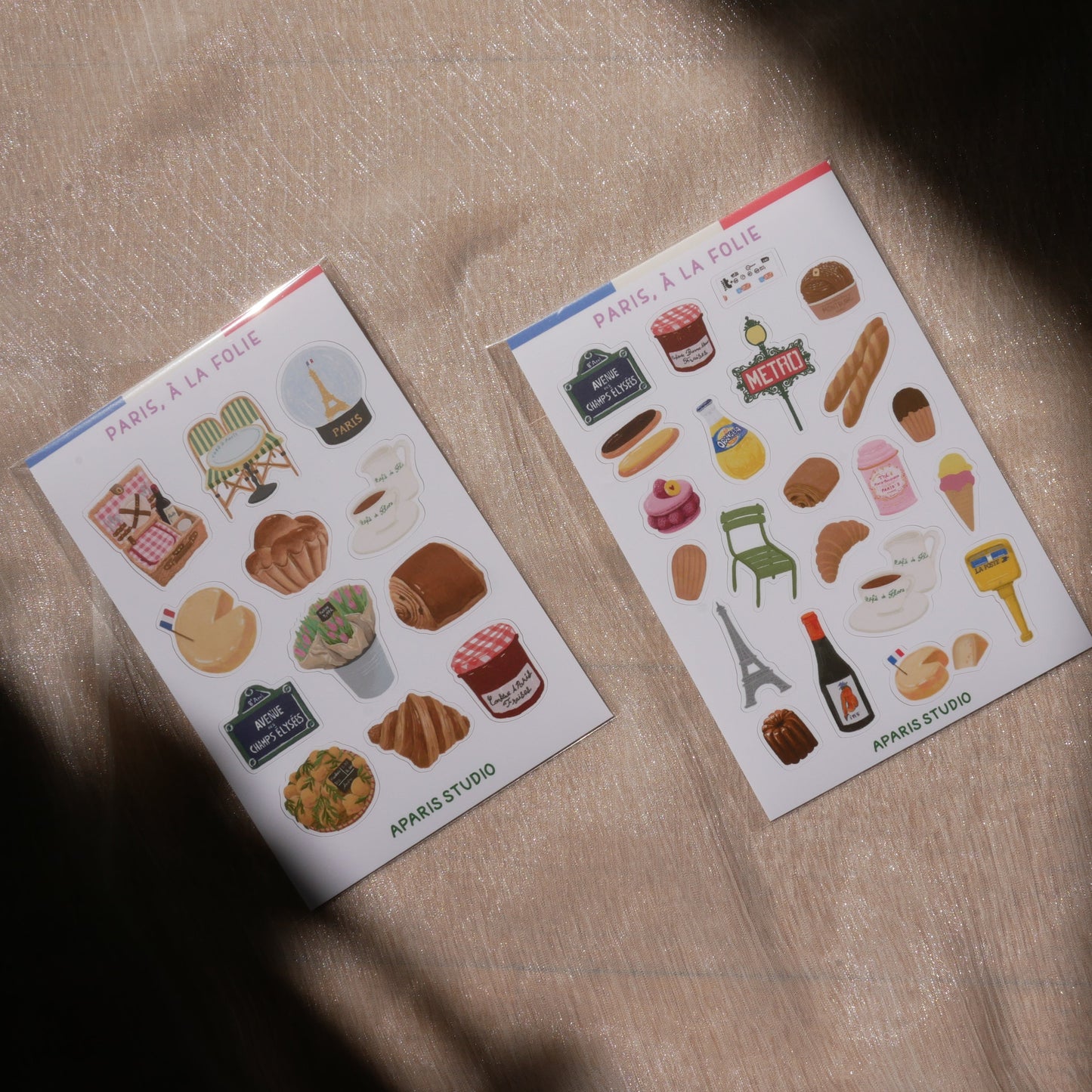 法國APARIS Studio貼紙 French Style Stickers