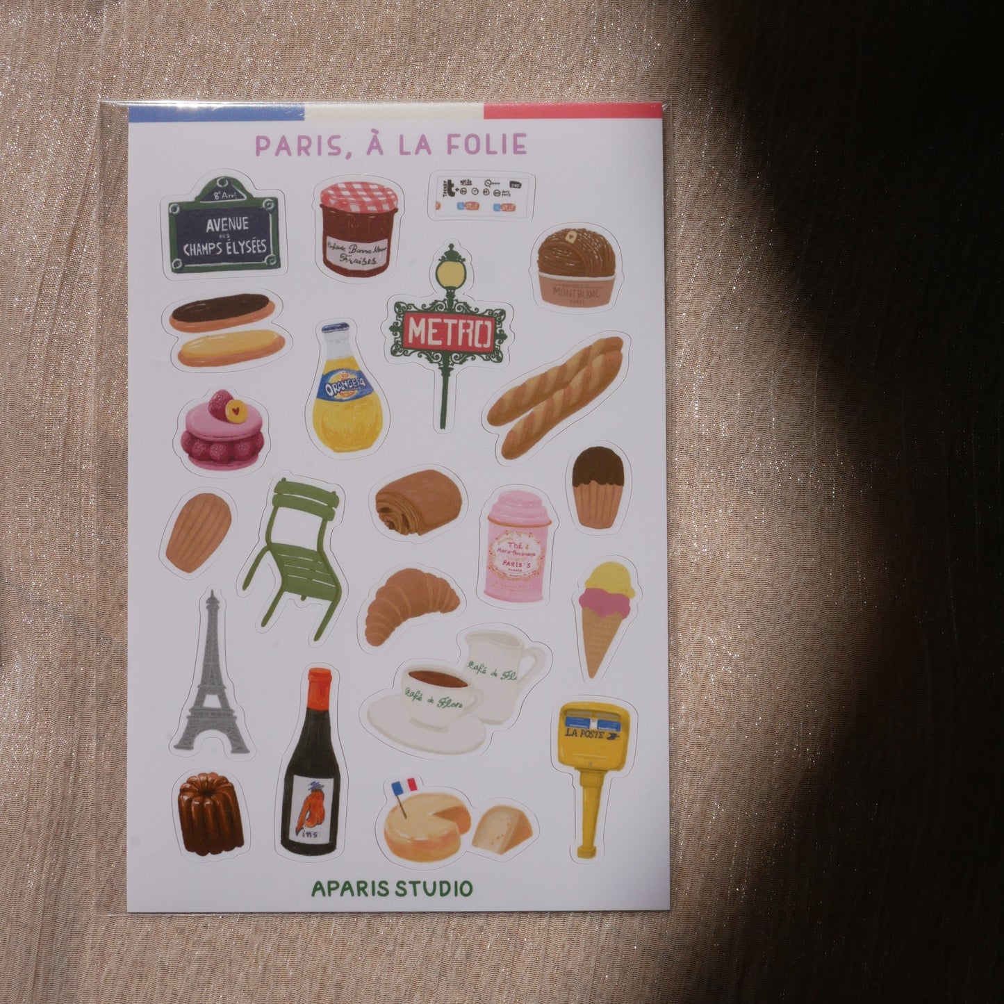 法國APARIS Studio貼紙 French Style Stickers