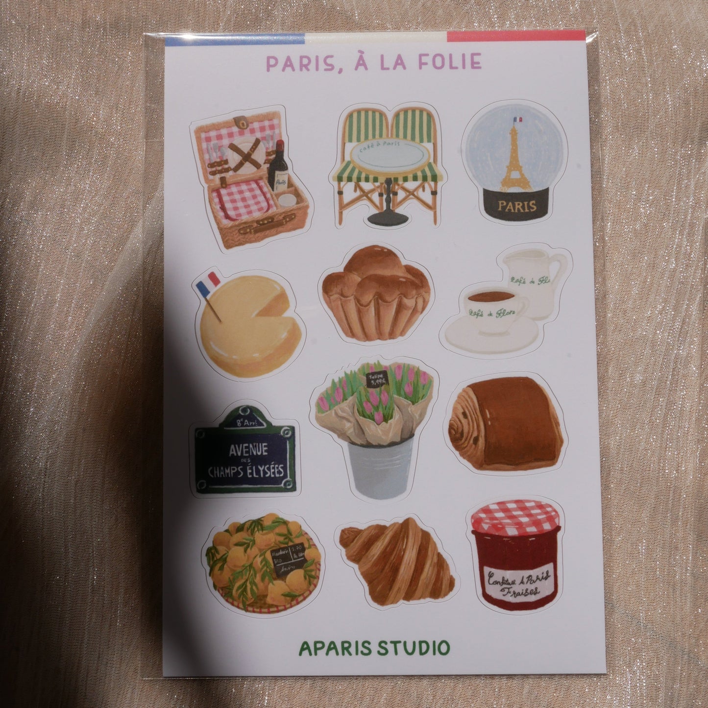 法國APARIS Studio貼紙 French Style Stickers