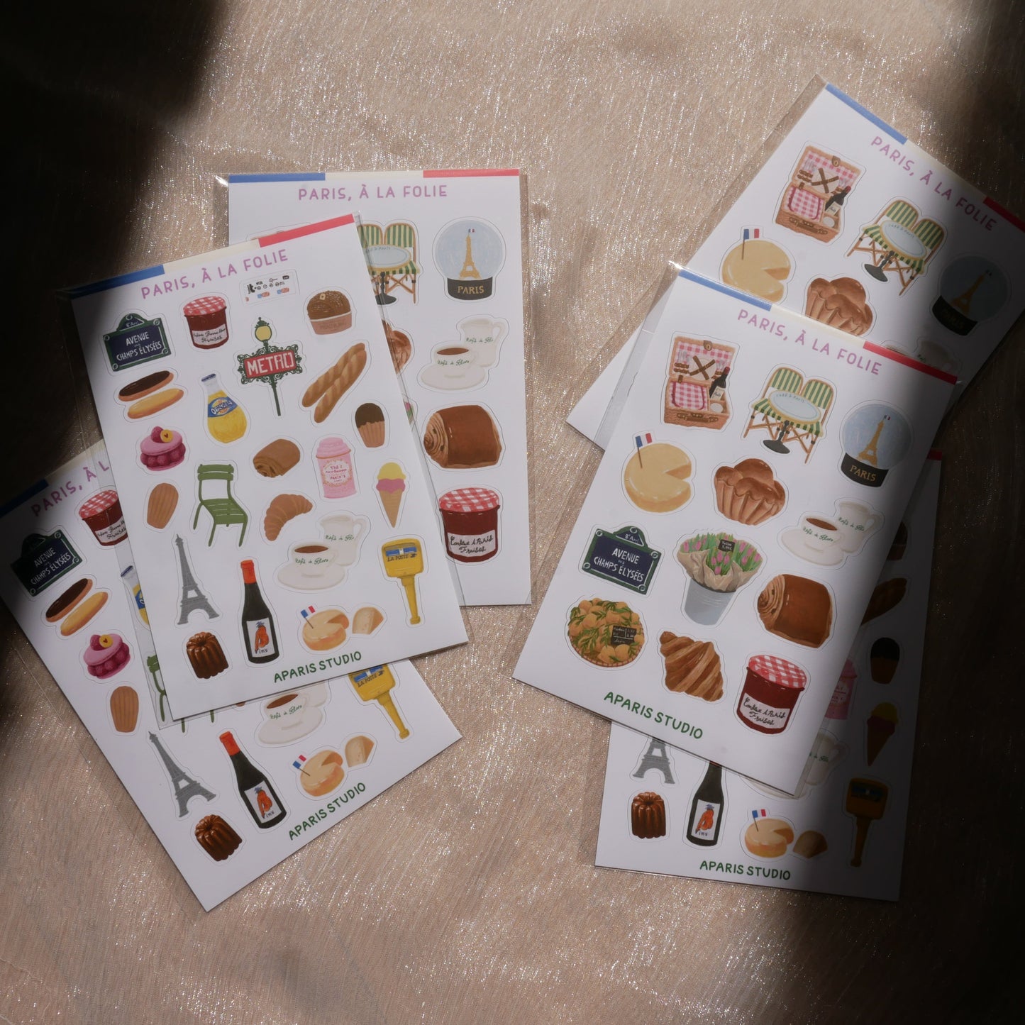 法國APARIS Studio貼紙 French Style Stickers