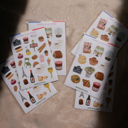 法國APARIS Studio貼紙 French Style Stickers