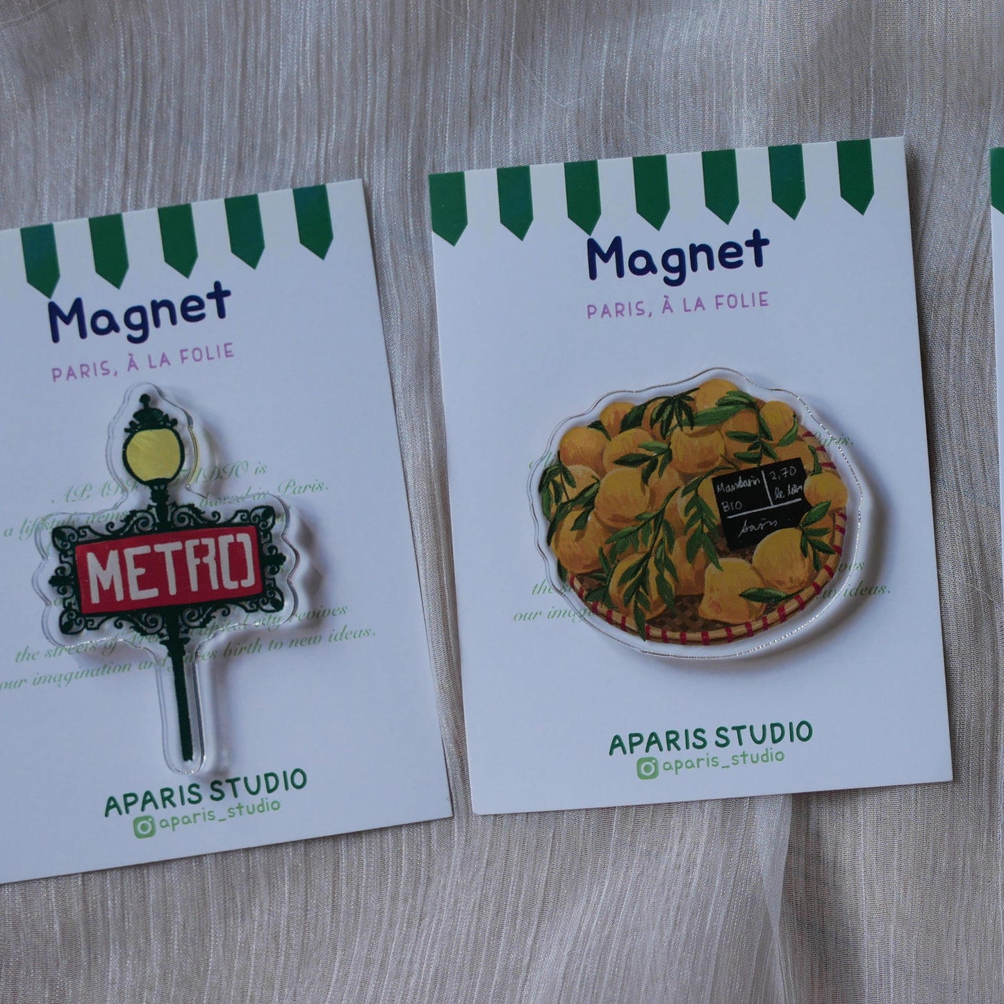 法國APARIS Studio磁鐵 French Style Magnet