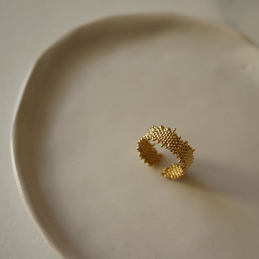 Raphia棕櫚編織感戒指