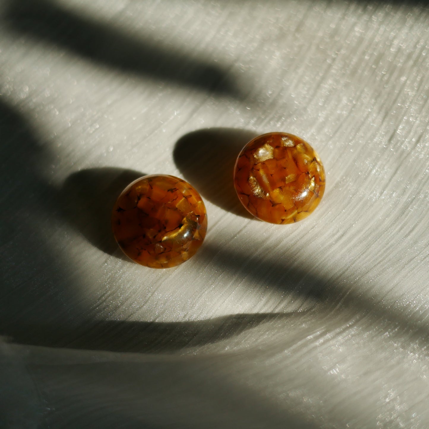 122 Vintage古董夾式耳環