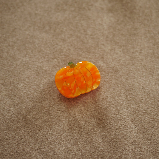 法國Coucou Suzette 南瓜迷你爪夾 Pumpkin Mini Hair Claw