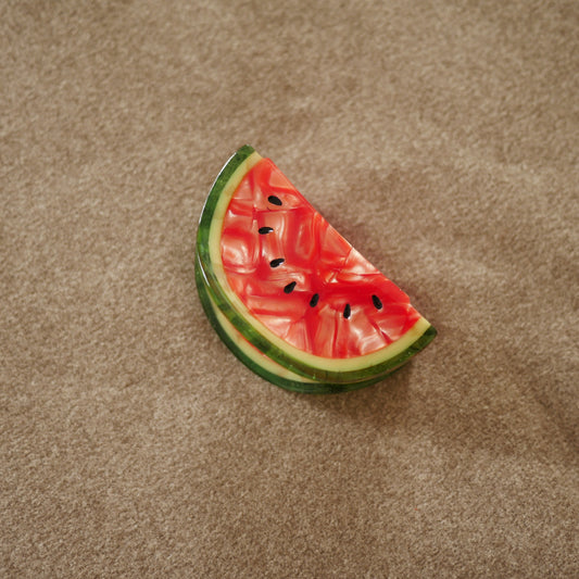 法國Coucou Suzette 西瓜造型爪夾 Watermelon Hair Claw