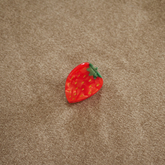 法國Coucou Suzette 草莓迷你爪夾 Strawberry Mini Hair Claw