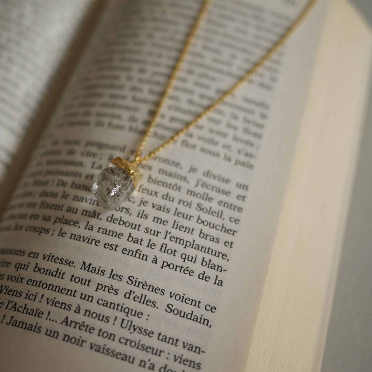 Dioné水晶原石項鍊