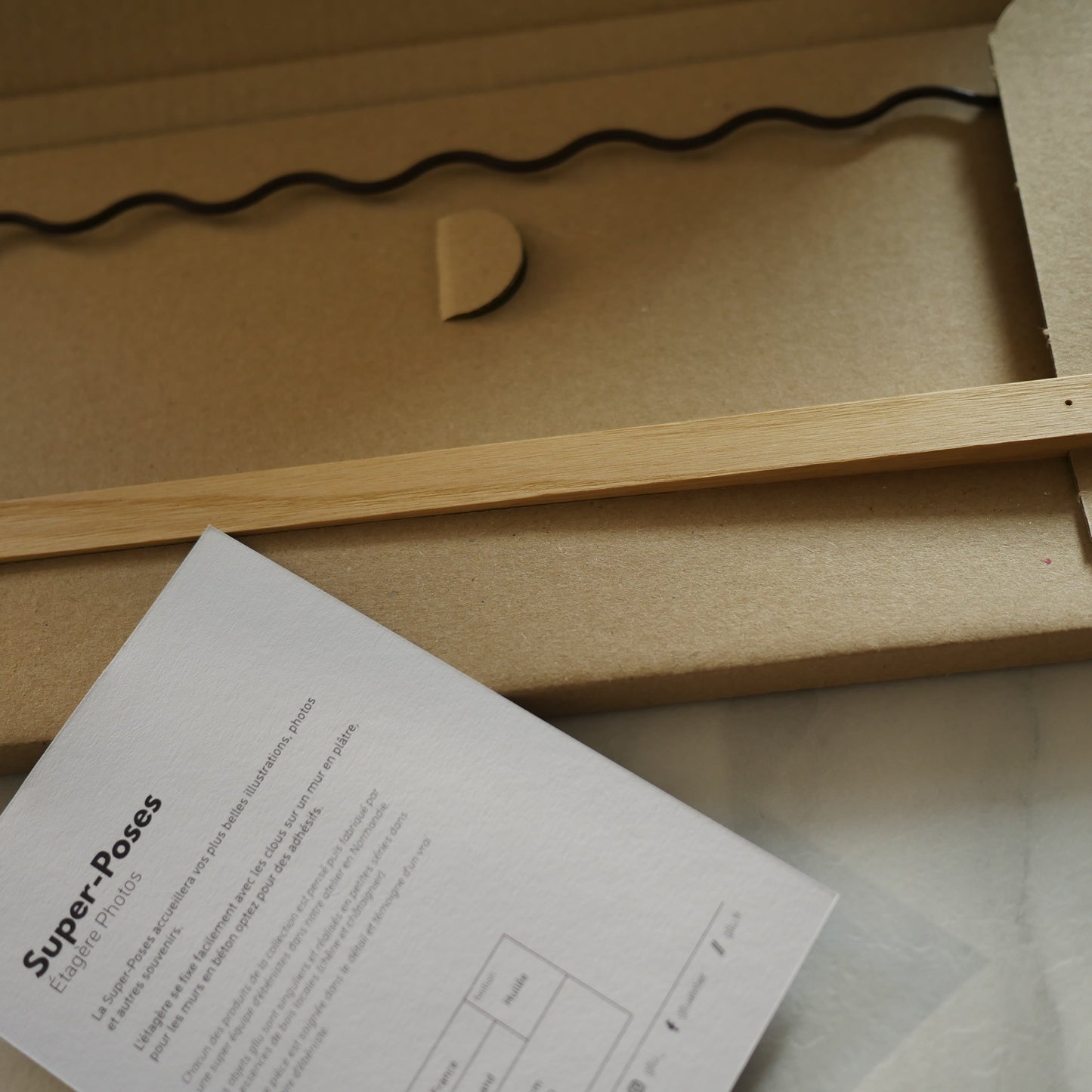 法國Gllu法式工藝木質展示壁架 Super-Poses