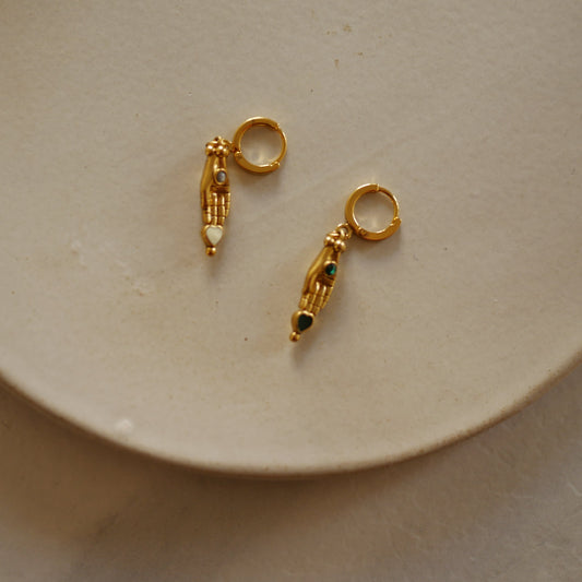 Sacha Solo復古環形耳環