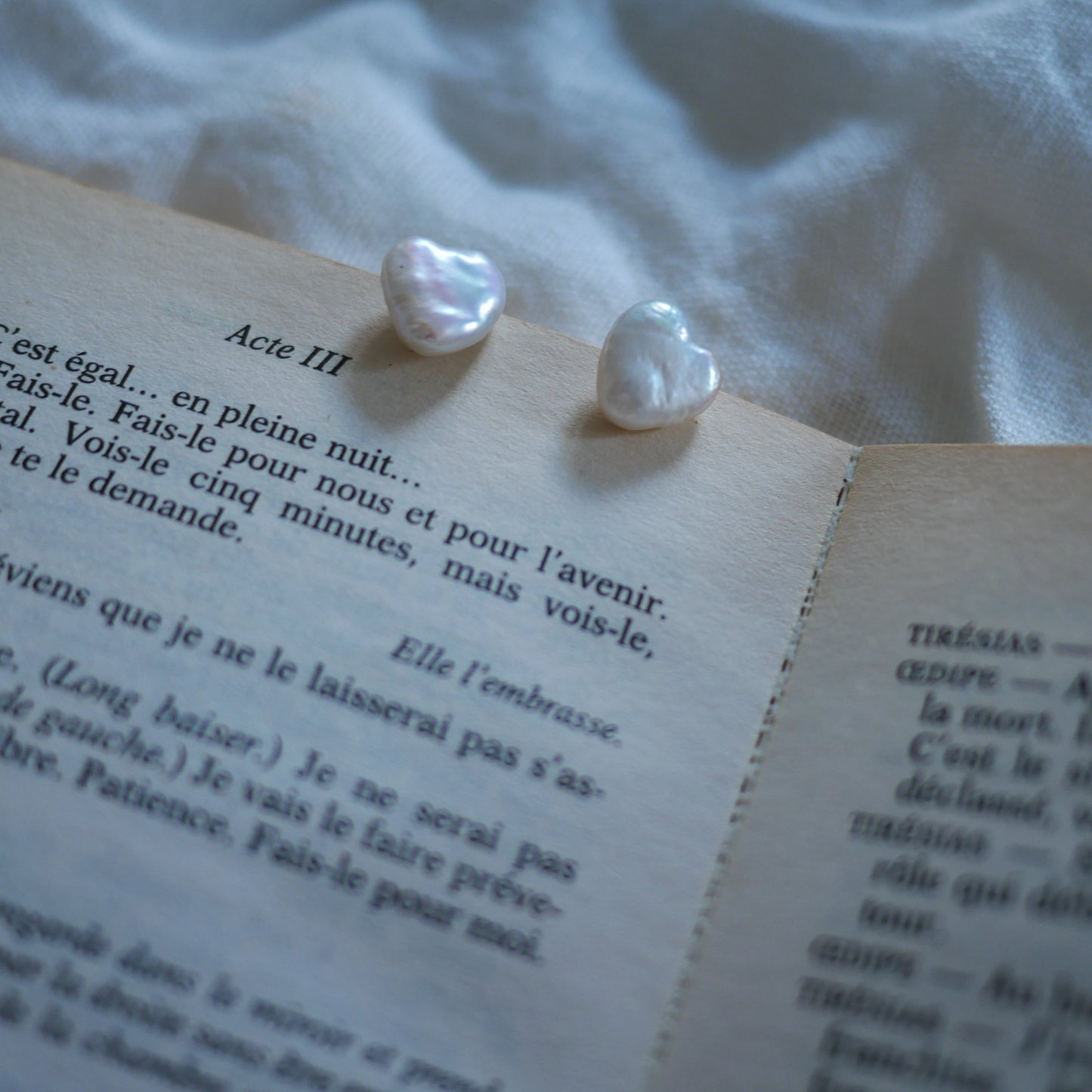 Judith heart心形巴洛克耳環