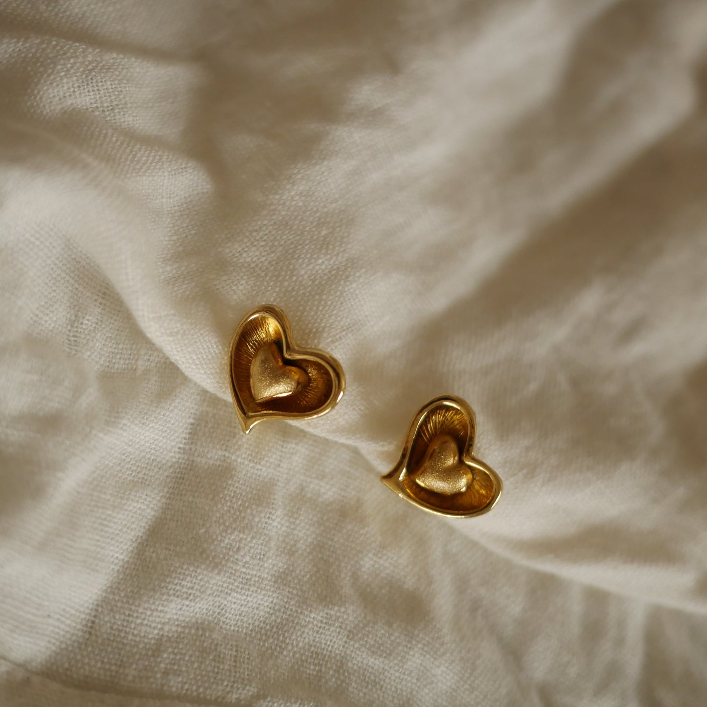 157 Vintage古董夾式耳環