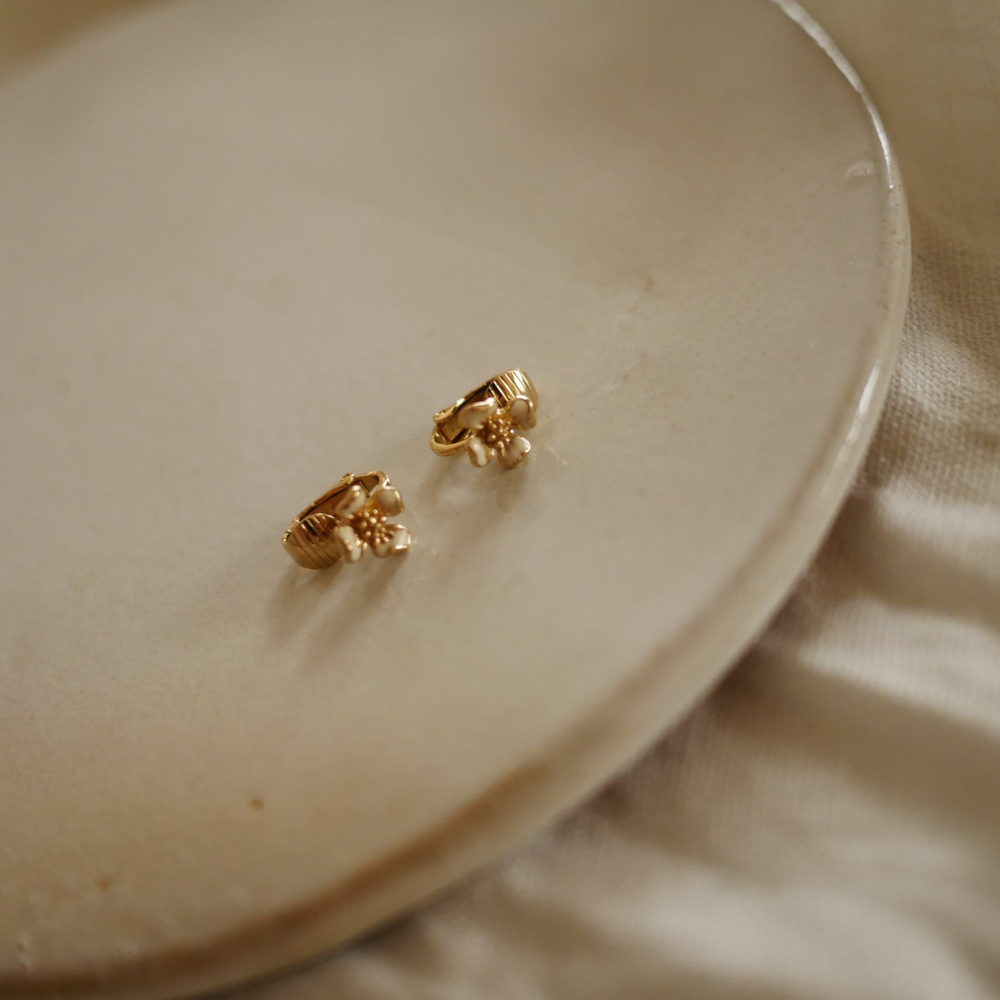 159 Vintage古董夾式耳環