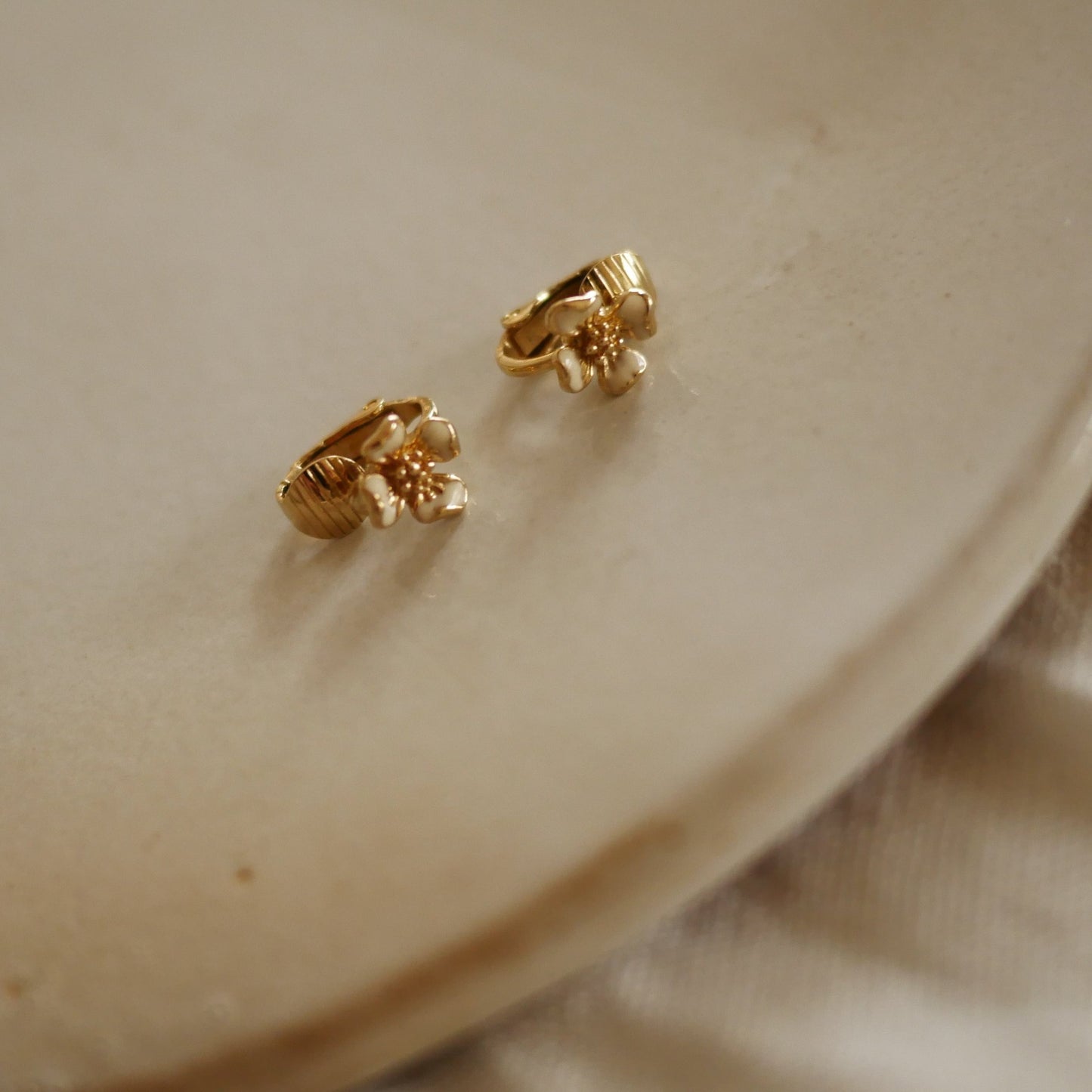 159 Vintage古董夾式耳環