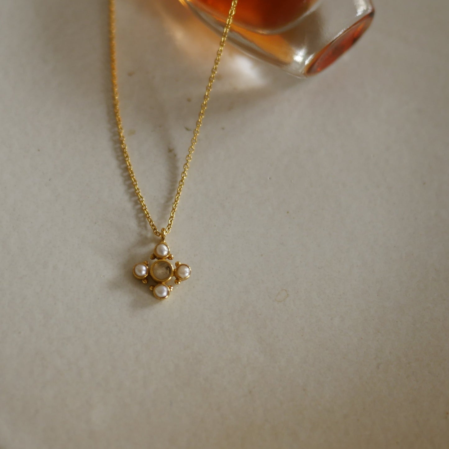 Moonlight月光石珍珠項鍊