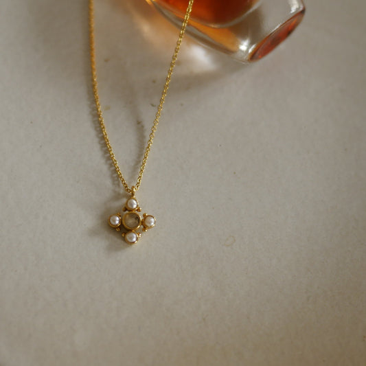 Moonlight月光石珍珠項鍊