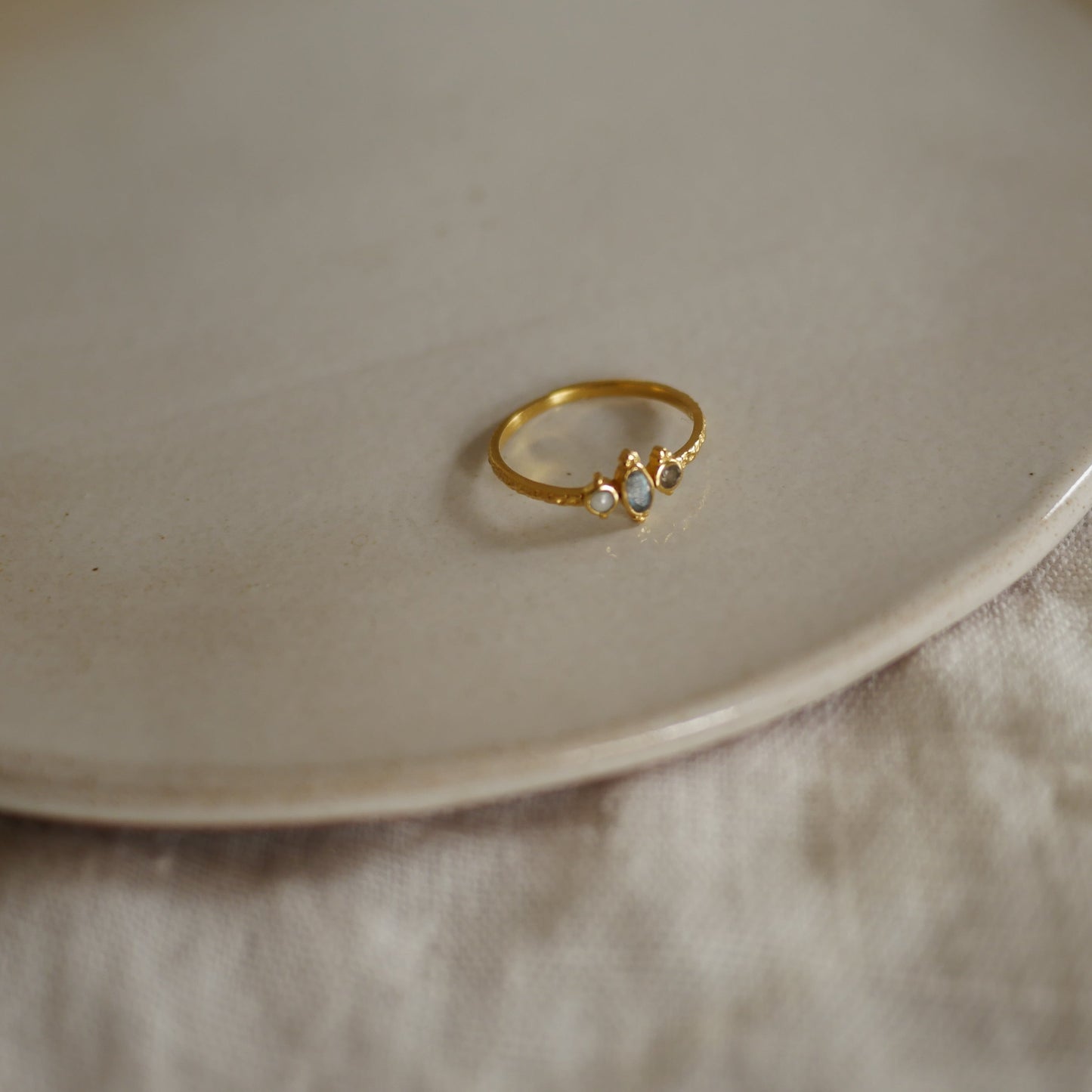 Ladakhi古典半寶石戒指