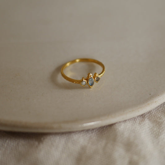 Ladakhi古典半寶石戒指