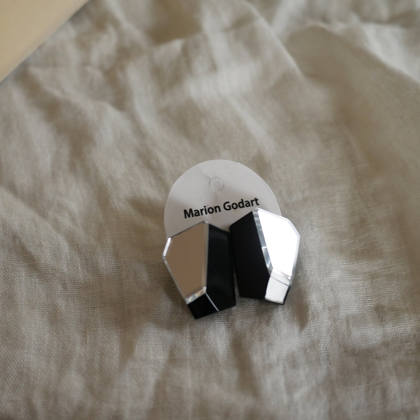 172 Vintage法國Marion Godart古董夾式耳環