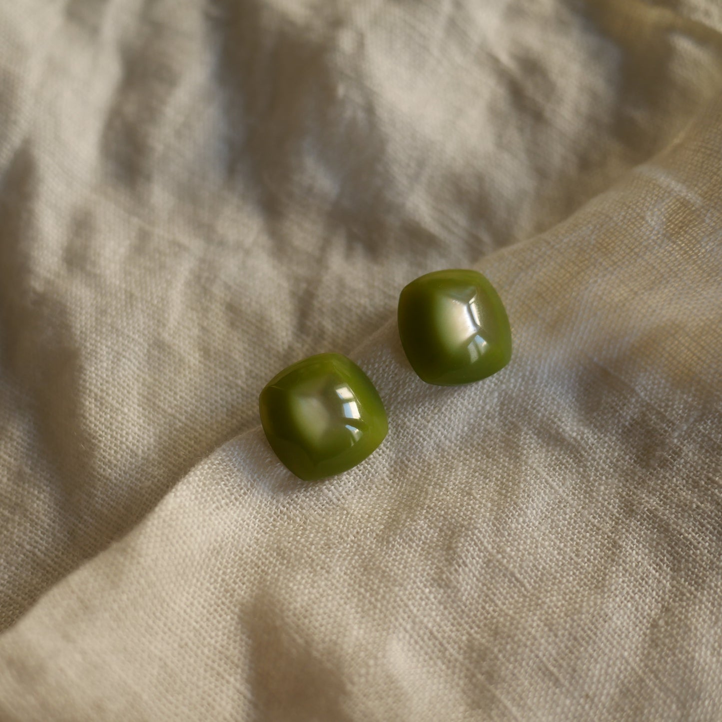 169 Vintage古董夾式耳環