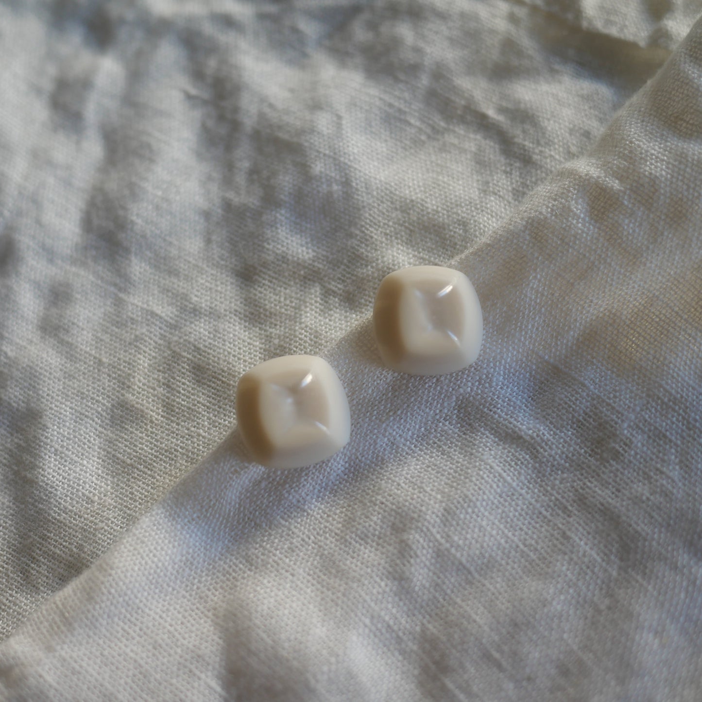 168 Vintage古董夾式耳環