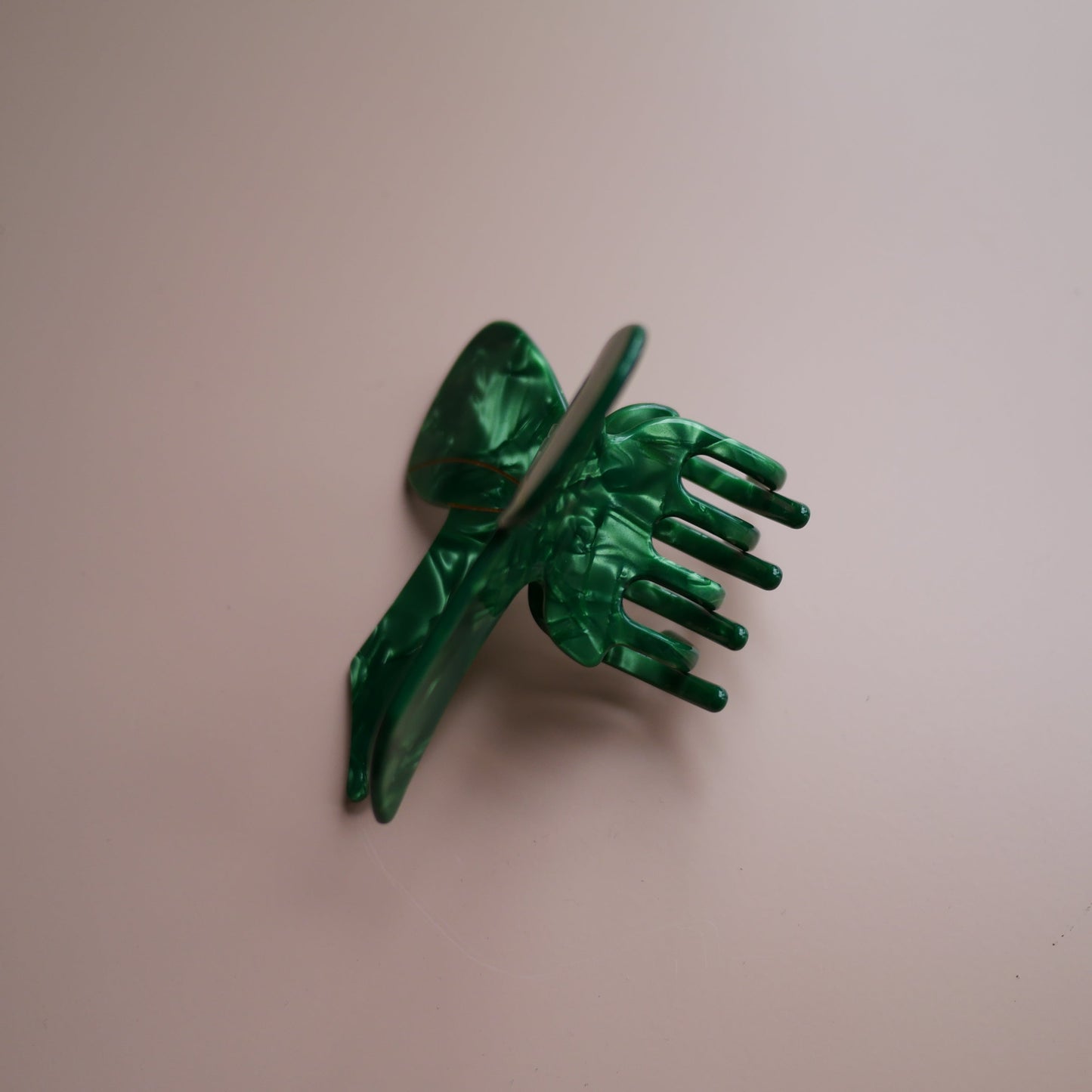 法國Coucou Suzette綠蝴蝶結造型爪夾 Green Ribbon Hair Claw