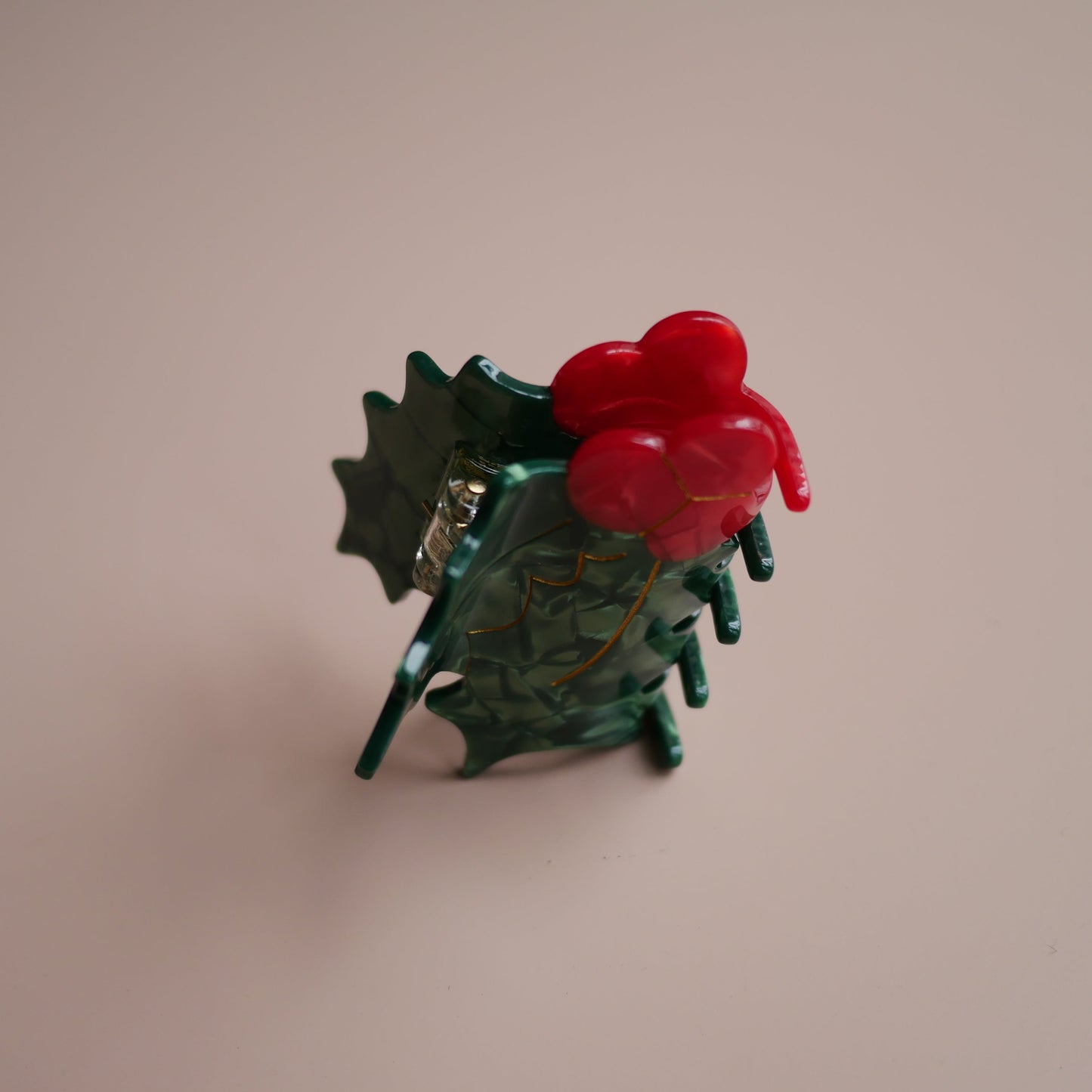 法國Coucou Suzette 冬青造型爪夾Holly Hair Claw